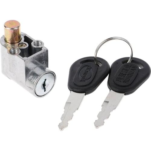 Ignition Lock Battery Safety Pack Box Lock + 2 key For Motorcycle Electric Bike Scooter E-bike
