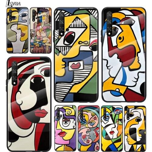 Picasso Abstract Art For Honor 30 20 10 9X 8X Pro Plus Lite Tempered Glass Hot New Shell Luxury Cover Phone Case