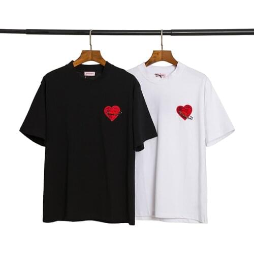 Palm Angels 21SS Logo Unisex short sleeve t-shirt, trendy, casual, couple, love brooch T-Shirt, Men T-Shirt 1188
