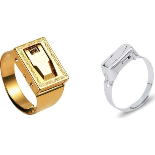 Self-defense Ring Couple Models Outdoor Portable Self-defense Ring Fashion All-match Self-defense Self-defense Built-in Blade