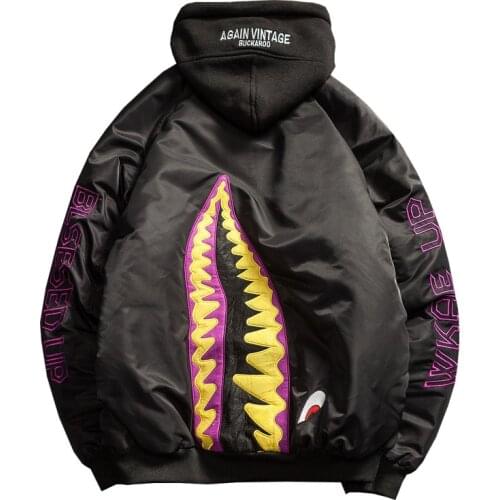 MA-1 Bomber Jacket Embroidery Men Women Letter Hip Hop Pilot Jacket Couple Motorcycle Jacket Windbreaker Male Autumn 2018