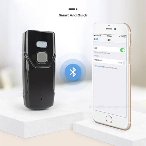Mini Wireless 1D 2D Barcode Scanner Gun USB Wired/Bluetooth/ 2.4G Wireless QR PDF417 Bar Code Handheld Bar Code Reader Scanner