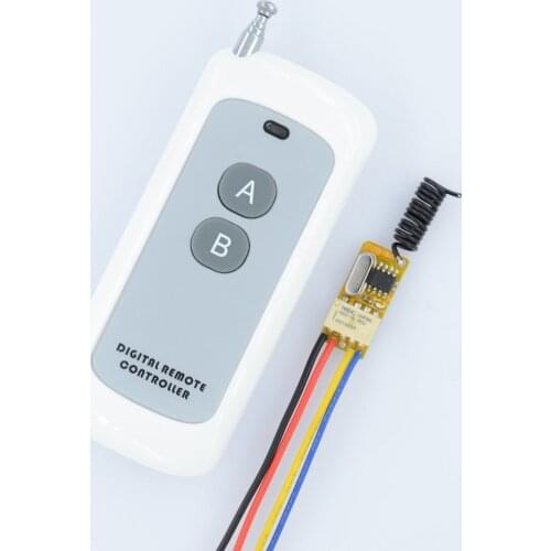 DC 3.7V 4.2V 4.5V 5V 6V 7.4V 9V 12V Mini Relay Switch Contact NO COM NC Remote ON OFF Wireless Switch Normall Closed Open