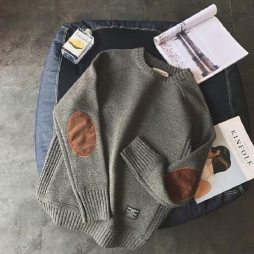 2021 Casual Pullover Hombre Fashion Sweater For Men Warm Solid High-Quality New Spring Autumn Long Sleeve Male Fit Youth V-Neck