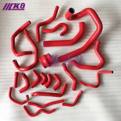 K8 SILICONE Radiator & ANCILARRY HOSE Kit FOR TOYOTA SUPRA MK3 MA70 7M-GT 86-92(21PCS)