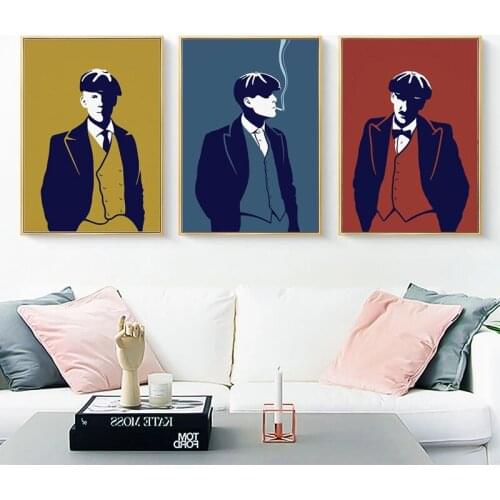 Peaky Blinders TV-Show Poster Painting on Canvas Modern Home Wall Art Decoration Mural Print Living Room Bedroom Decor Cuadros