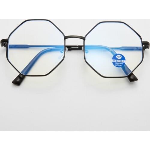 2019 New Clear Glasses Retro Eyeglasses Metal Myopia Eyewear Women Spectacle Frames Men Optical Glasses Frame Transparent Lens