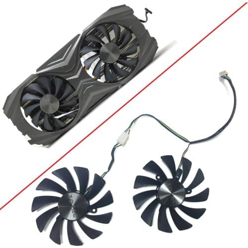 NEW 95MM GPU FAN GAA8S2U For ZOTAC GTX 1070 1080 Ti GTX 1070Ti 1080Ti AMP Edition Graphics Card Cooling Fans 4Pin Cooler Fan