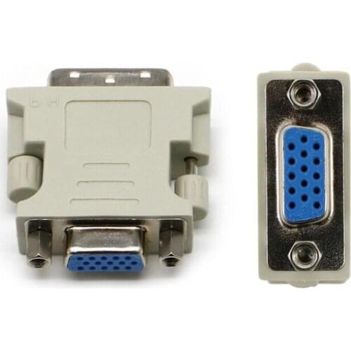 DVI D Male To VGA Female Socket Adapter Converter VGA to DVI 24+5 Pin Male to VGA Female Adapter Converter
