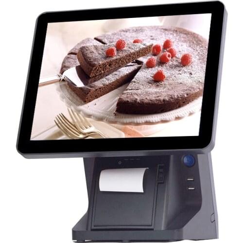 Nice quality pos system 15 inch capacitive touch screen Point of sale For Restaurant/Salon