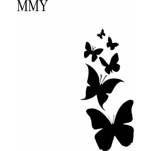 7.5"*3" Butterfly Family Funny Vinyl Decal Sticker Car Stickers Window