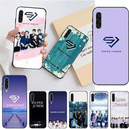 Super Junior Korean Kpop Phone Case For Samsung A40 A31 A50 A51 A71 A20E A20S S8 S9 S10 S20 Plus note 20 ultra