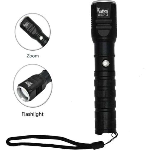 Watton Wt flashlight with rechargeable battery-087 150 meters, with 300-500 Mt net a reflection of white light hunting, camping