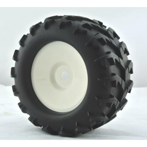 1/8 Racing Rovan buggy White yellow Dish Wheel Tire set for HPI 4.6-5.9 Summit Revo HPI Flux 2pcs
