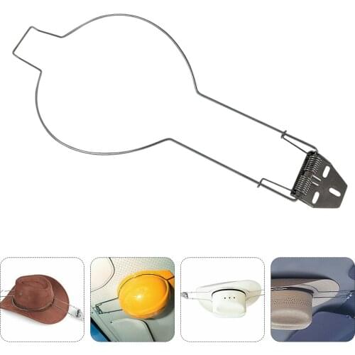 1Pc Steel Car Mounted Cowboy Hat Holder Multi-Functional Car Storage Hat Rack Hat Hook Car Accessory