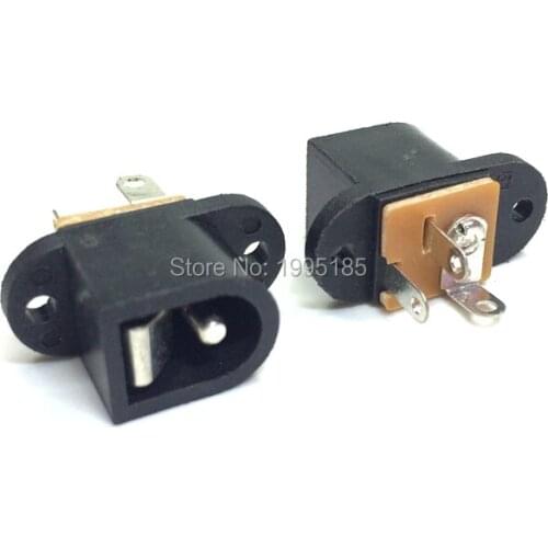 10PCS/LOT High Quality DC Power Socket Jack DC-016 PIN=2.0 3Pin DIP Needle Size Adaptation 5.5mmx2.1mm Power Female Plug New