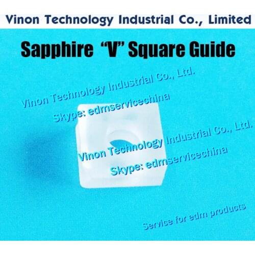18EC80A702 edm Sapphire V-Guide (10) Upper 18EC.80A.702 Sapphire V Square Guides (10) 24.05.200 for Makino SP43,SP64,DUO43,DUO64