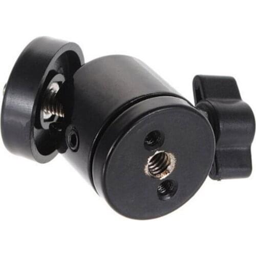 360 Swivel Ball Head 1/4" Screw Mount for DSLR Camera Tripod Ballhead Stand Tripod Heads