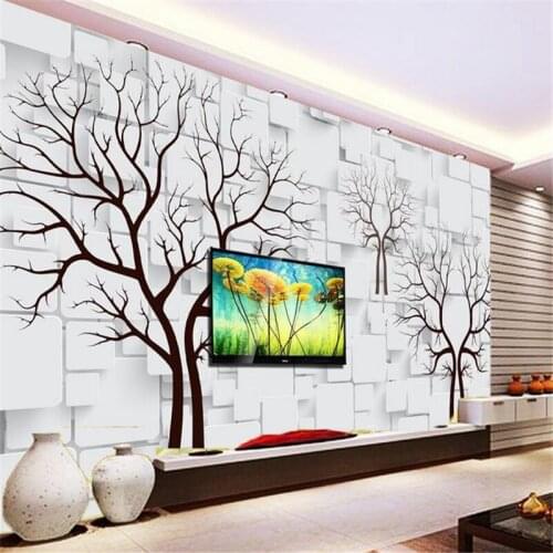 Beibehang 3d dream wood murals Europe TV backdrop brick wallpaper living room bedroom murals photo papier peint papel de parede
