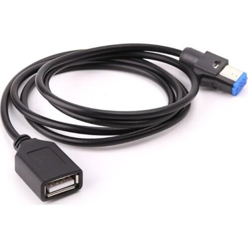 4-pin Car USB Cable Adapter Extension Cord For Nissan Teana Qashqai CD Audio Radio Player