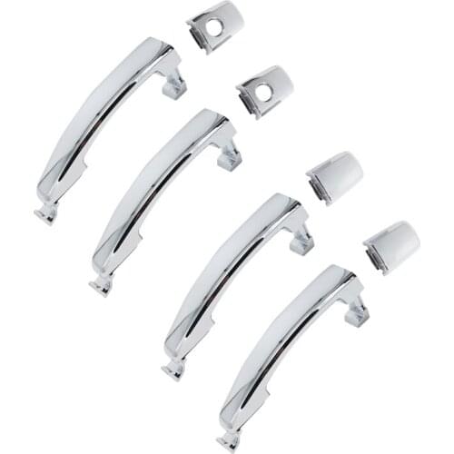 4PCS ONE SET CHROME OUTSIDE EXTERIOR DOOR HANDLE For CHEVROVERT Captiva PPV 2011 2012 2013 2014 2015 2016 OEM: FR:92214650