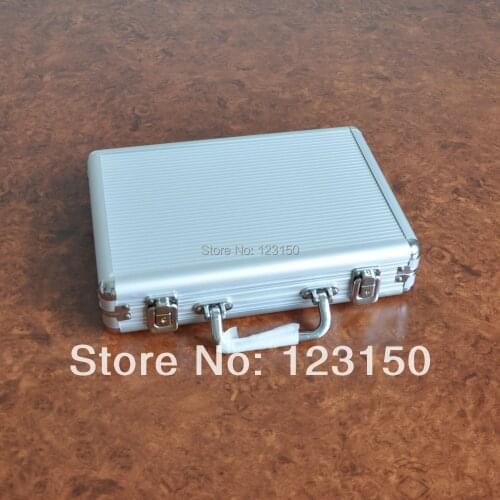 AC-001 High Quality Poker Chip Aluminum Case for holding 200pcs chips, Portable Box