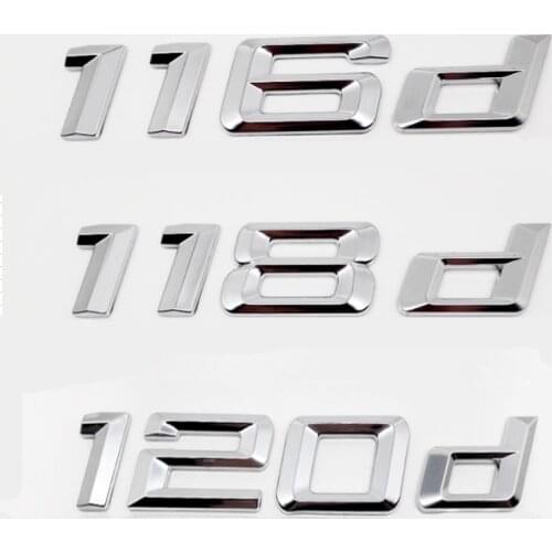Car Accessories for BMW 1 Series Auto 3D Trunk Lid Rear Sticker Emblem Decal Badge for BMW E46 E90 E60 E39 F30 E36 F10
