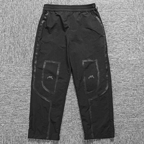 ACW Plastisol Printed Nylon Trousers Goth Casual Pants Techwear Streetwear Men Women Overalls Sweatpants Joggers Black Tracksuit