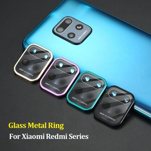Camera Protector Metal Ring For Xiaomi Mi 10T Mi 10 Lite 5G Camera Len Protective Rear Ring Glass on For Redmi Note 9 Pro 9S 9 S