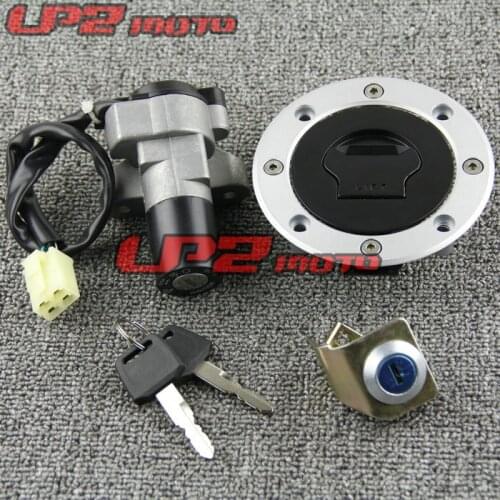 For Suzuki GS500 2001-2012 brand new whole car lock fuel tank cover Ignition Switch Lock Key Gas Tank Cap Cover