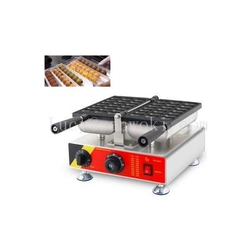 Electric Skewer Waffle Stick Machine Sugar-coated Haws Shape Waffle Machine Ball-shape Cake Baker Quail Egg Skewer waffle Grill