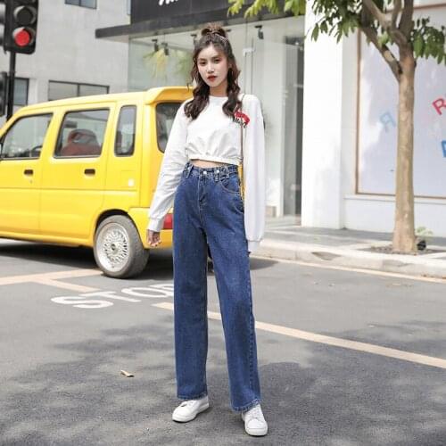 Fa9011-1 2019 new autumn winter women fashion casual Denim Pants womens jeans high waisted jeans skinny