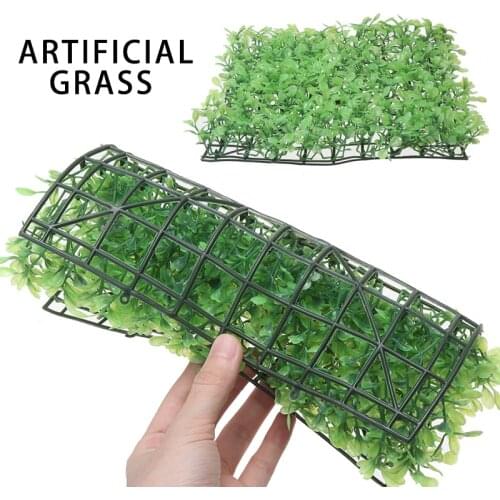 1PC Artificial Grass Lawn Garden Ground Decoration Synthetic Lawn Micro Landscape Home Accessories Aquarium Decoration 26*26*3cm