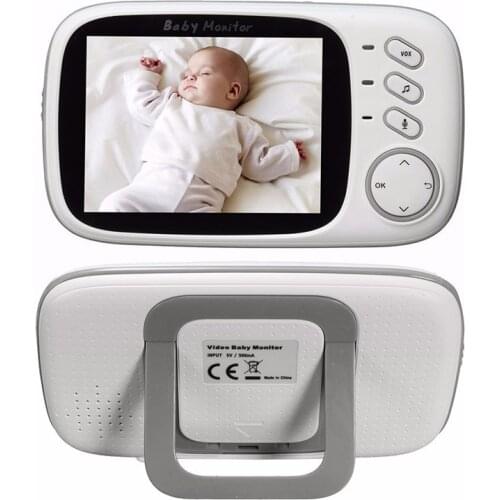 Video Baby Monitor 2.4G Wireless With 3.2 Inches LCD Audio Talk Night Vision Surveillance Security Camera Babysitter
