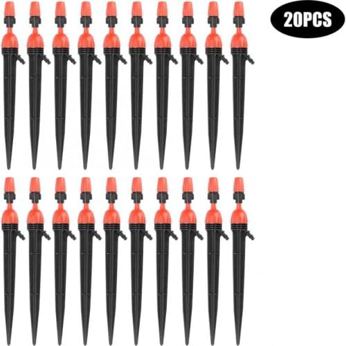 20Pcs Adjustable Micro Sprinkler Garden Drip Spray Nozzle Irrigation Watering Tool Drip Head Water Dropper Seedling irrigation