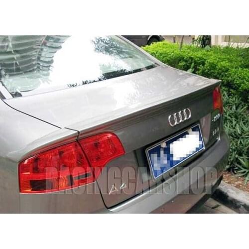 UNPAINTED A STYLE TRUNK LIP SPOILER 3PCS/SET Fit For AUDI A4 B7 2006-2008 A015F
