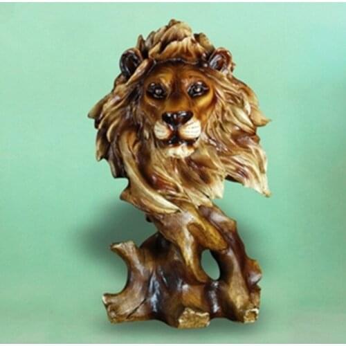RESIN ANIMAL ORNAMENT RREATIVE ANIMAL HEAD ARTWORK CHRISTMAS GIFT OFFICE DECORATION HOME DECORATION ACCESSORIES A1098