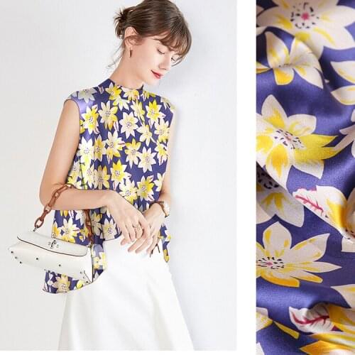 1 Meter 30mme Heavy Silk Satin Fabric Mulberry Silk High-definition Garment Fabric Dress Custom-made Garment