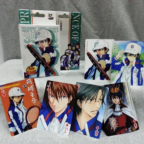 The Prince of Tenni Poker Ryouma Shuusuke Kunimitsu Eiji Kaoru Takeshi Sadaharu Takashi Playing Deck Card Game Gift Card Toys