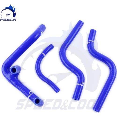Motorcycle Silicone Radiator Coolant Hose Kit For HUSQVARNA CR WR 250 360 2000-2007 High Performance Pressure Temperature