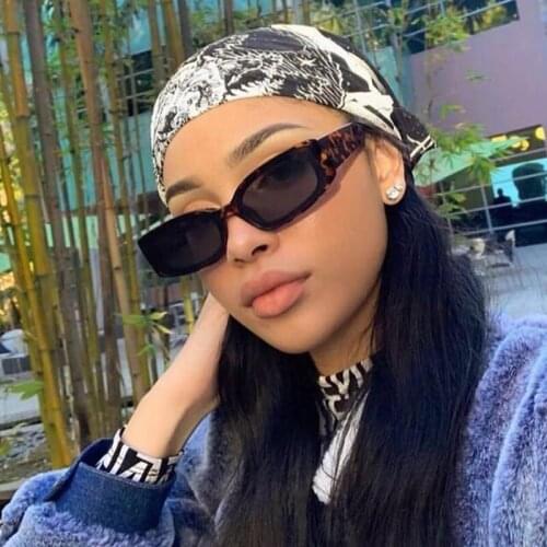 Retro Cat Eye Sunglasses Women Vintage Small Square Sunglases Sexy Ladies Eyewear Accessories Sunglases Men Leopard Shades