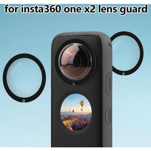 SUNNYLIFE 2PCS Insta360 ONE X2 Lens Guards Camera Body Silicone Case Cover Protector Original Accessories For Insta 360 One X 2