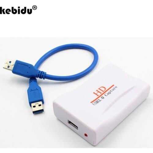Kebidu High Quality USB 3.0 Capture Video Capture HD For Live Streaming Record 1080p For Windows 7 8 10 MAC OS X Linux Hot Sale