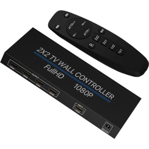 Video Controller Durable Screen Splicing Device Processor 1x4 Video Wall 2x2 Picture Splicing Processor