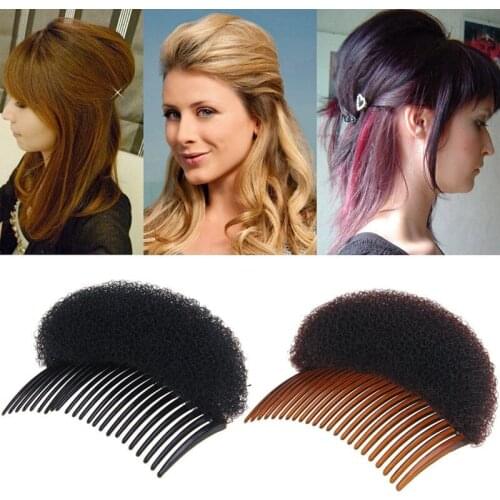 Women Fashion Hair Styling Clip Volume Boost Comb Stick Bun Maker Braid Tools Gift Party Favors