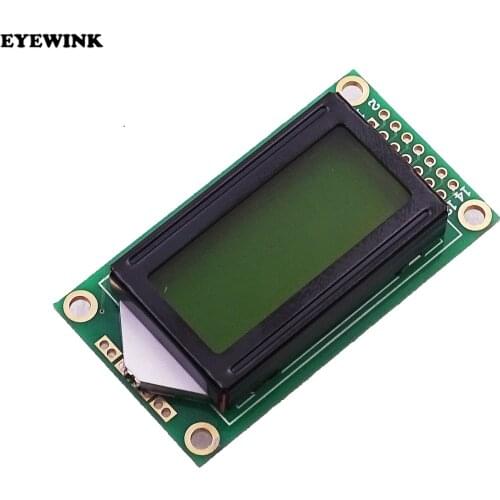 0802 LCD Module 8 x 2 Character Display 3.3V / 5V LED LCD Backlight for arduino Diy Kit