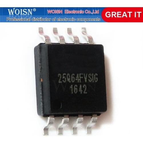 1pcs/lot W25Q64FVSSIG W25Q64FVSIG 25Q64FVSIG 25Q64 SOP laptop chip new original In Stock