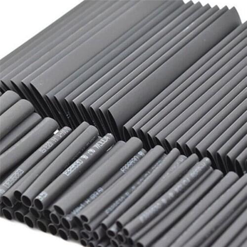 127PCS Polyolefin Heat Shrink Tubing Tubes 2:1 Heatshrink Tubing Wire Connectors Insulated Wrap Wire Repair Tube Cable Sleeves