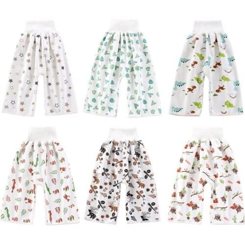 2 in 1 Baby Diaper Skirt Shorts Waterproof Absorbent Potty Training Nappy Pants