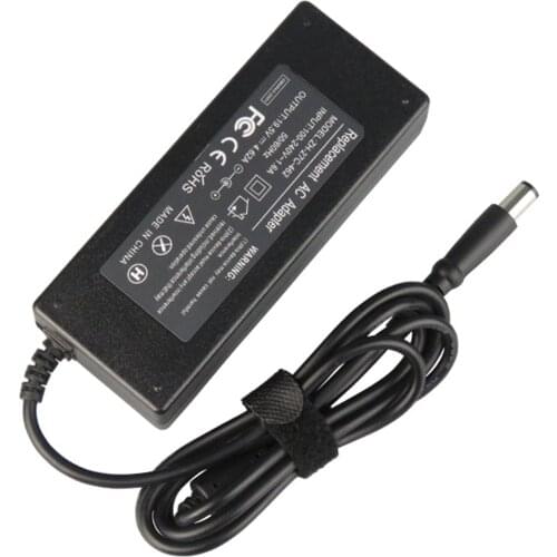 Besegad 19.5V 4.62A Charger Adapter for Dell Inspiron Notebook Laptop Charging Power Supply Cable Cord Replacement Part